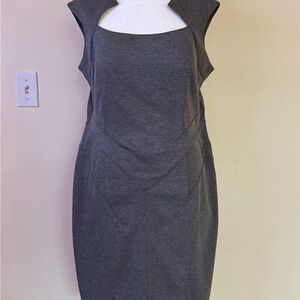 Vince Camuto Charcoal Midi Dress